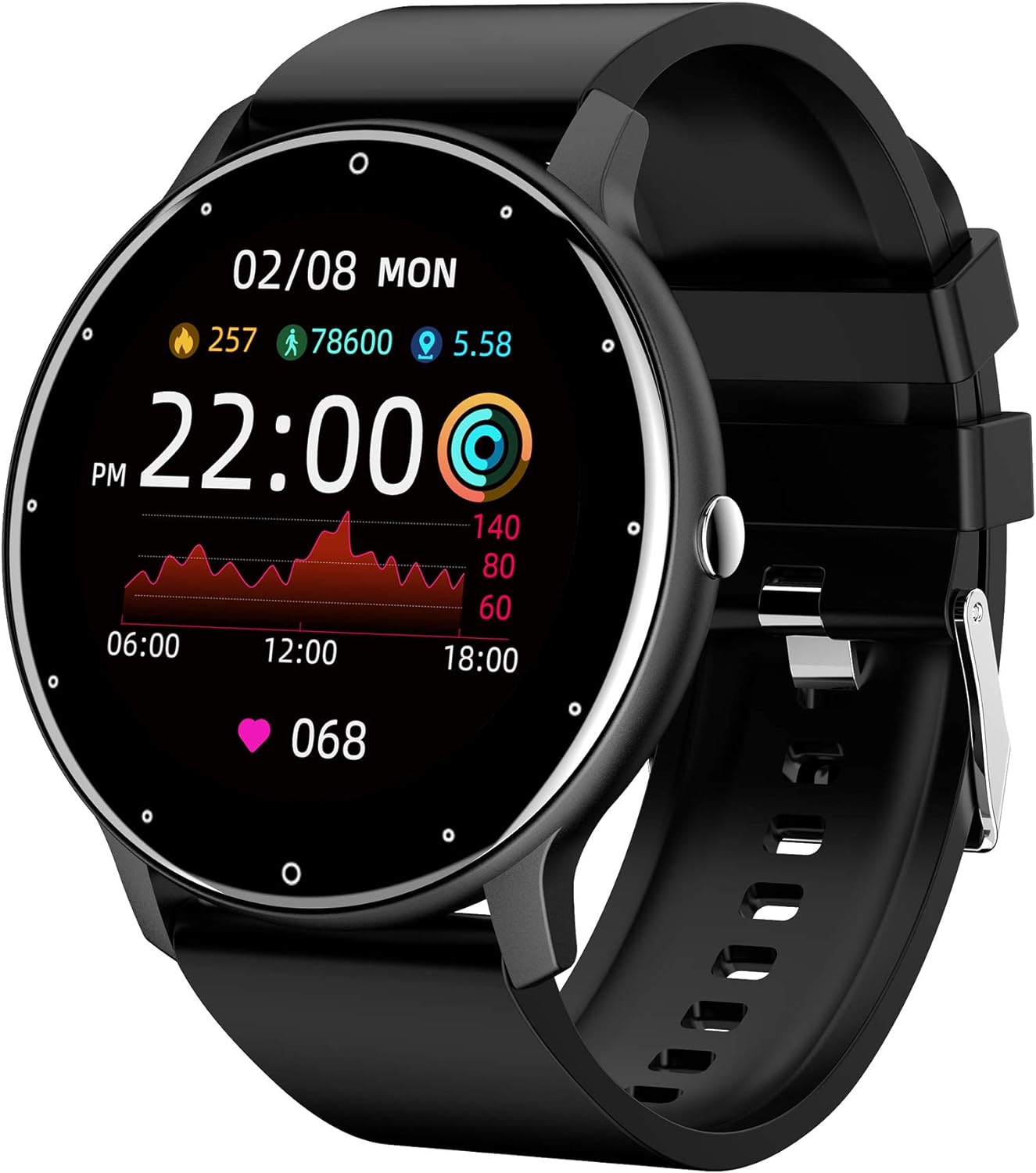 Smartwatch Relógio Inteligente My Watch I Fit Haiz Tela Full Touch 1.28″