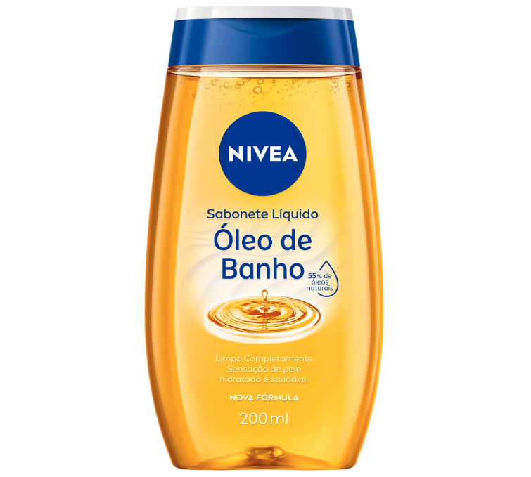 NIVEA Sabonete Líquido Óleo de Banho 200ml