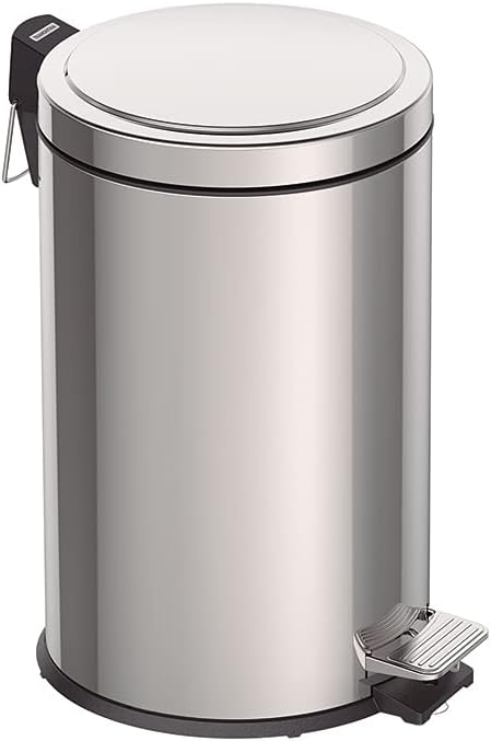 Tramontina 94538/112 – Lixeira com Pedal em Aço Inox Acabamento, 12Litros