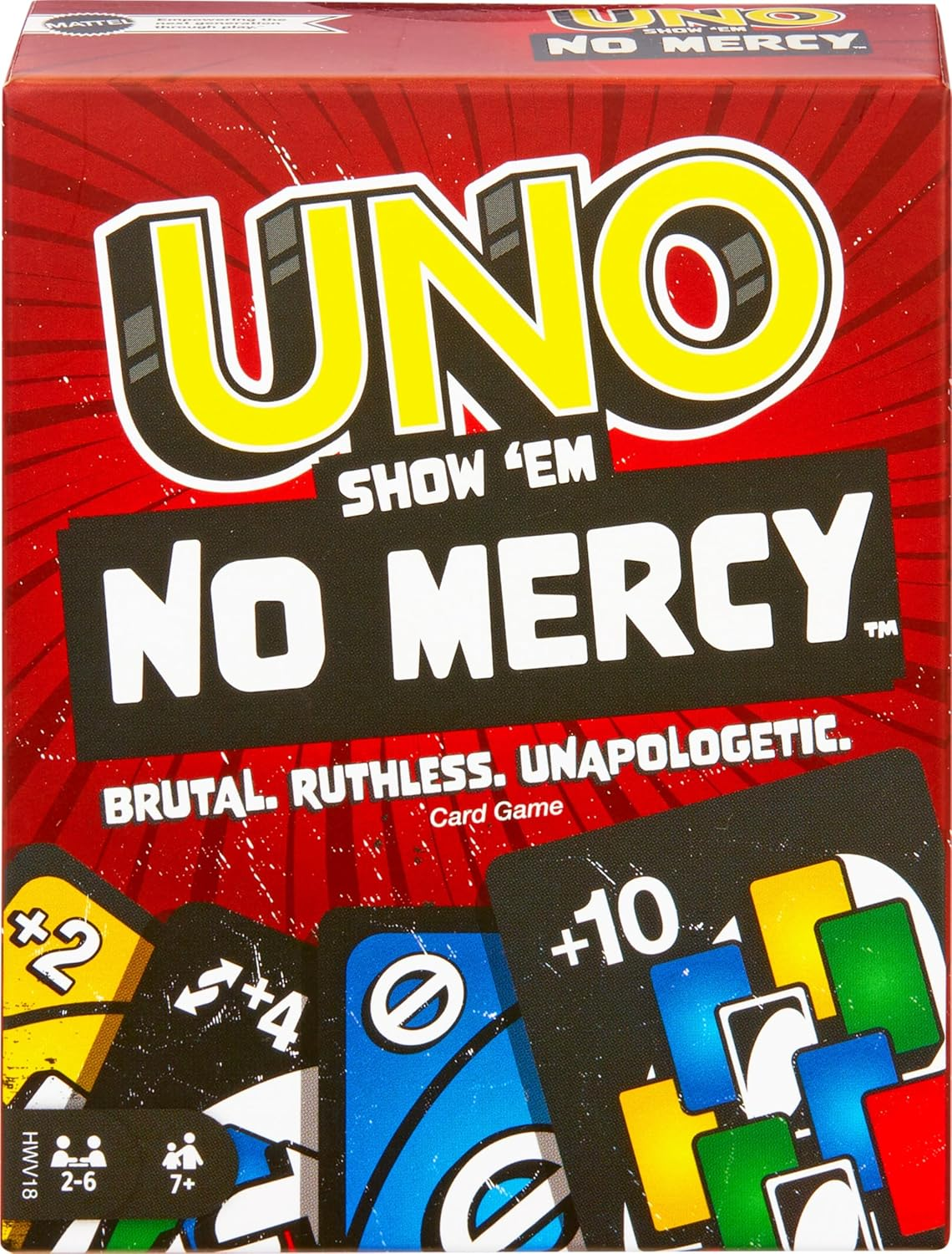 UNO Jogo de Cartas Original para crianças a partir de 7 anos