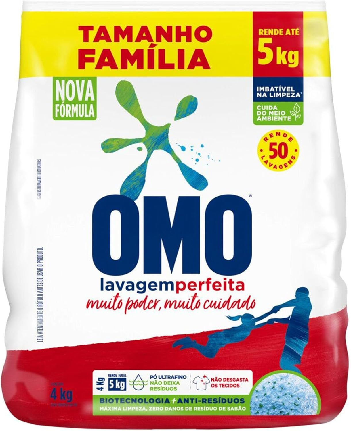 Omo Sabão em Pó Lavagem Perfeita 4Kg