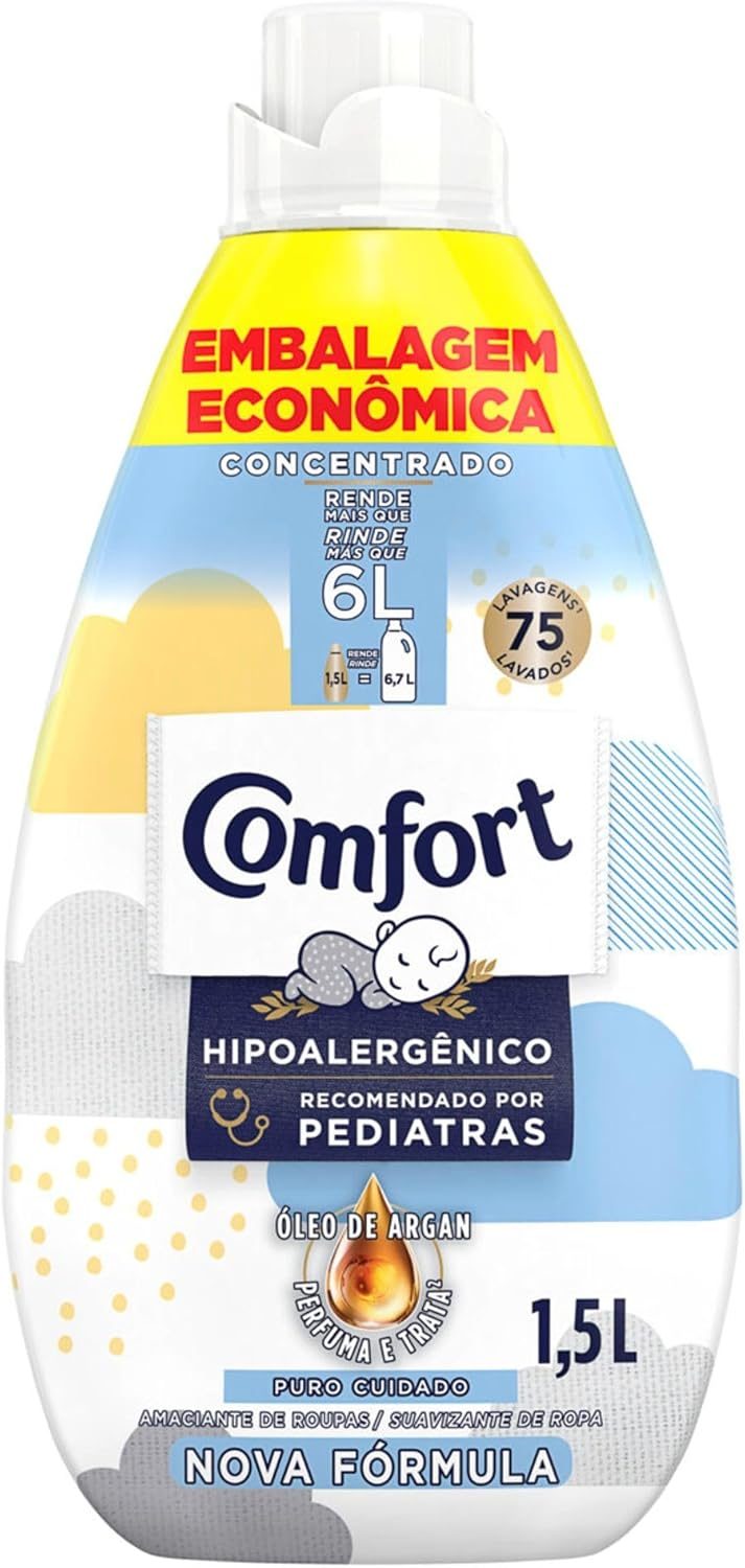 Comfort Amaciante Concentrado Puro Cuidado 1,5L