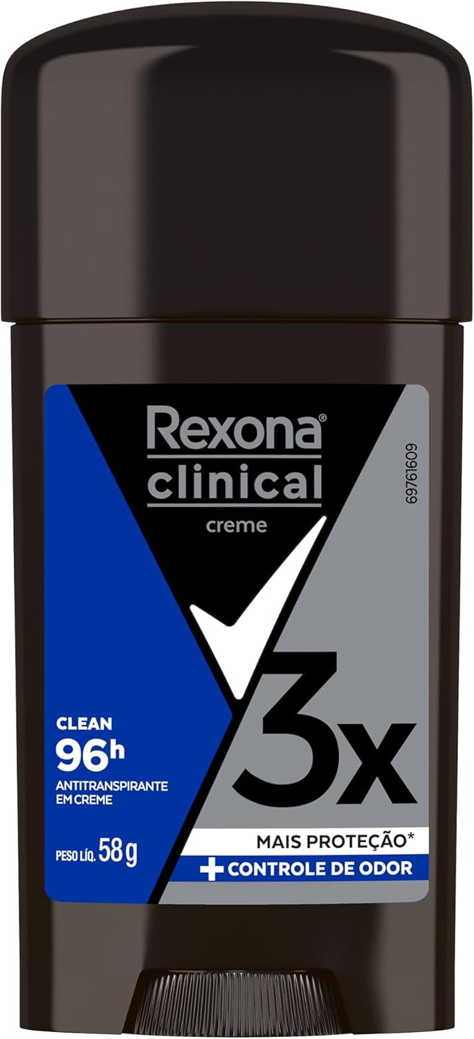 Rexona Clinical Antitranspirante Creme Clean 58G