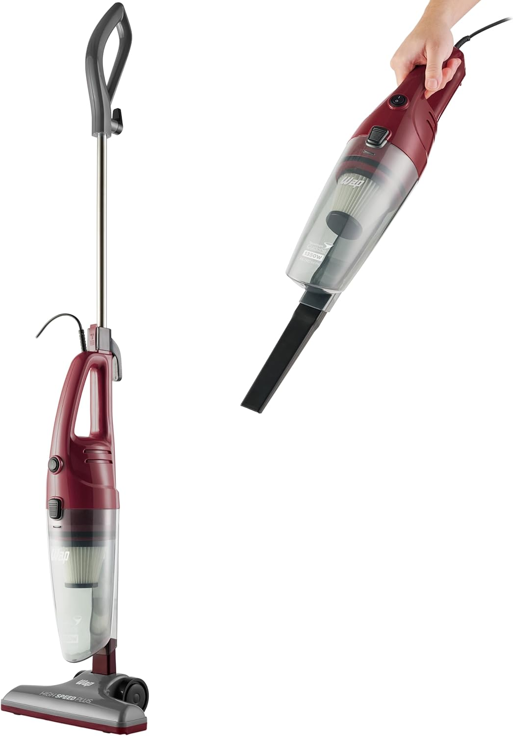WAP Aspirador de Pó Vertical HIGH SPEED PLUS 3 em 1