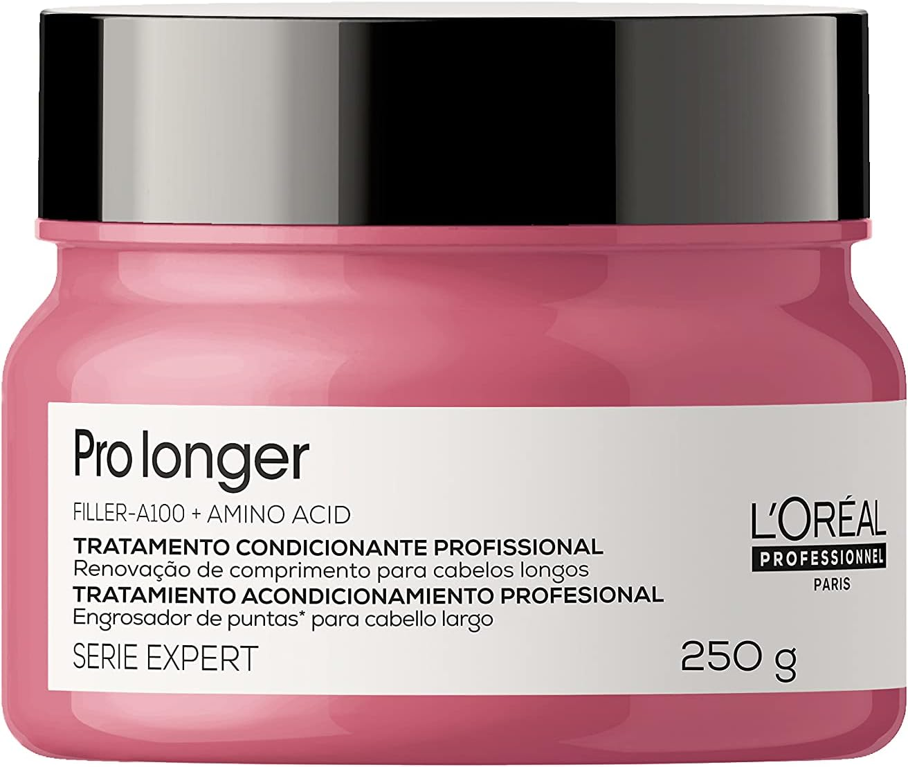 L’Oréal Professionnel Máscara de Tratamento Pro Longer, Reduz a Quebra e a Aparência de Pontas Duplas