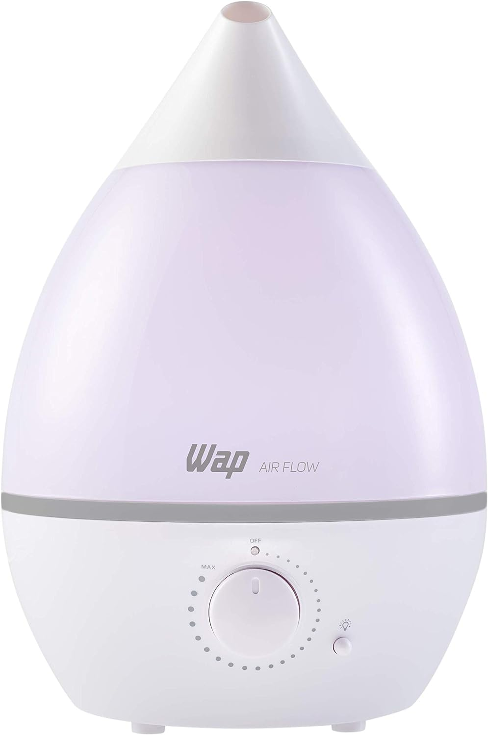 WAP Umidificador de Ar AIR FLOW com Luminária e Difusor de Aromas, 4 Litros, Autonomia de até 12 horas