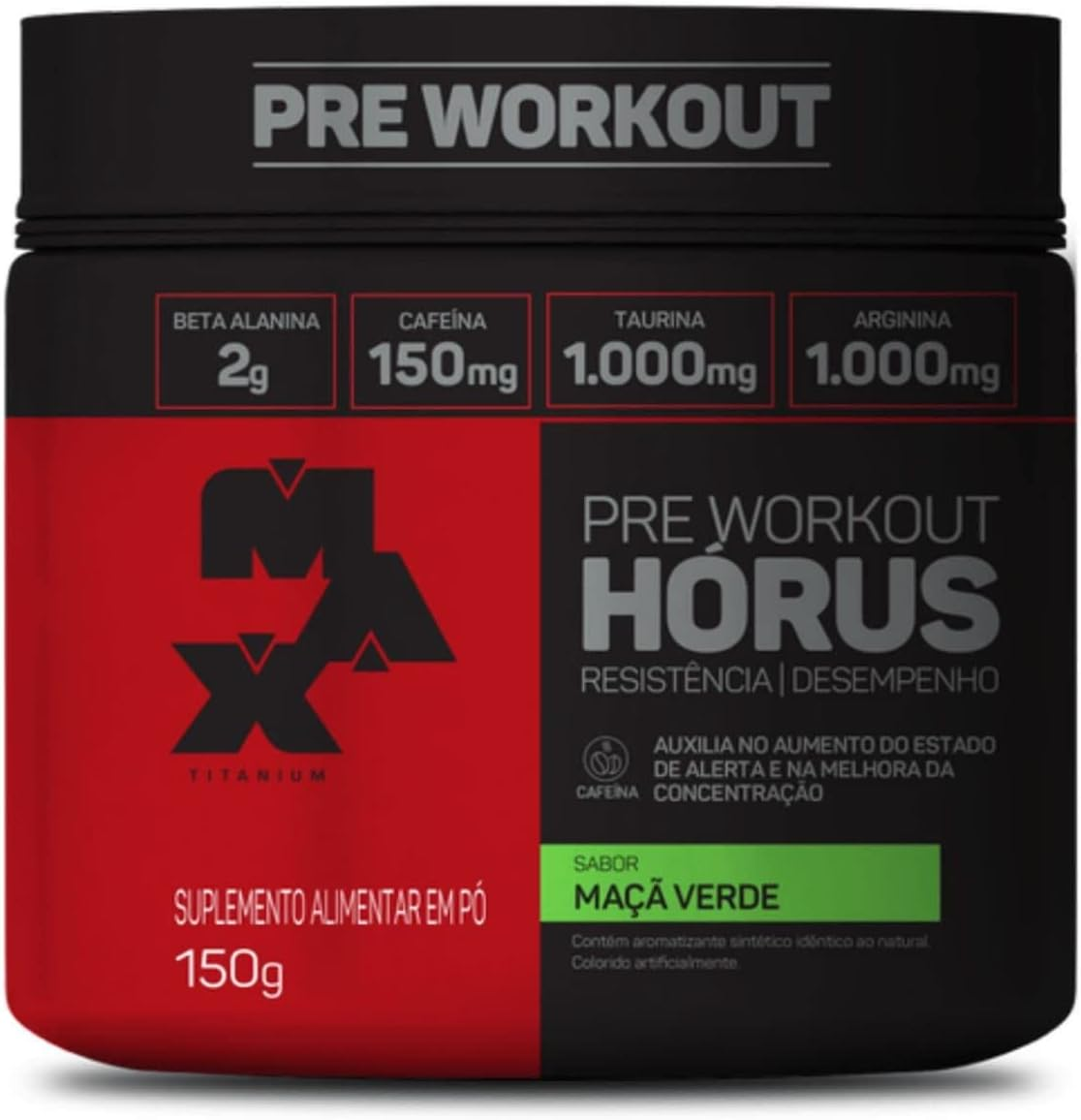 Hórus (150g), Maçã Verde, Max Titanium