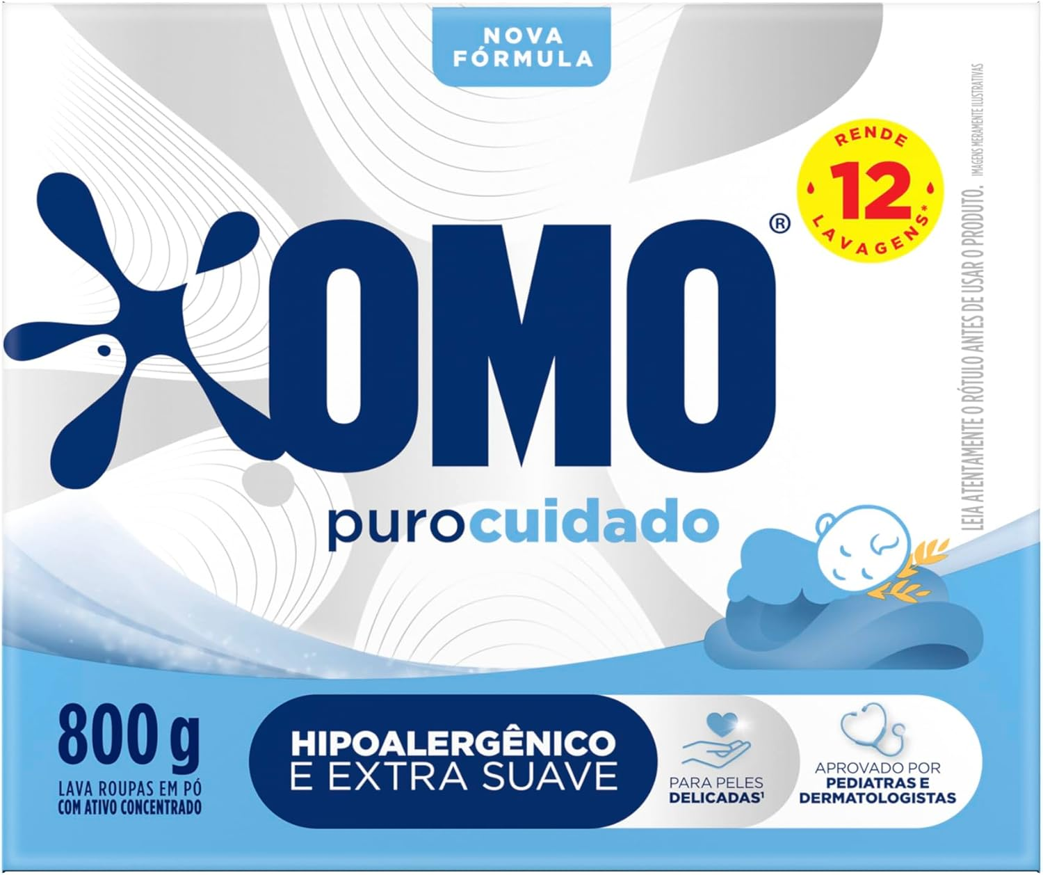 OMO Puro Cuidado – Sabão Em Pó 800G