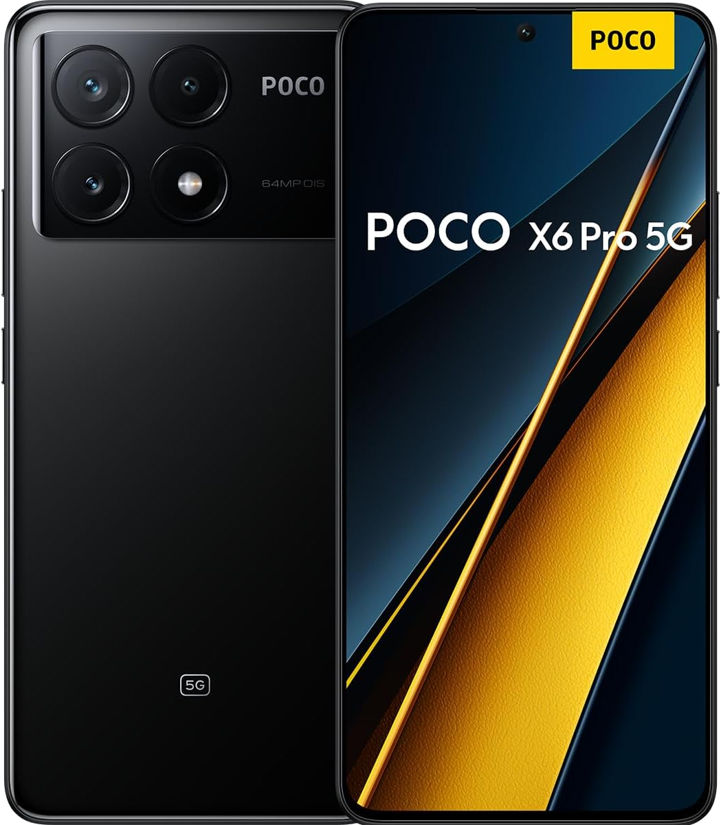 Smartphone Xiaomi POCO X6 Pro 5G 12GB+512GB NFC Dimensity 8300-Ultra 64MP câmera tripla 67W 120Hz AMOLED