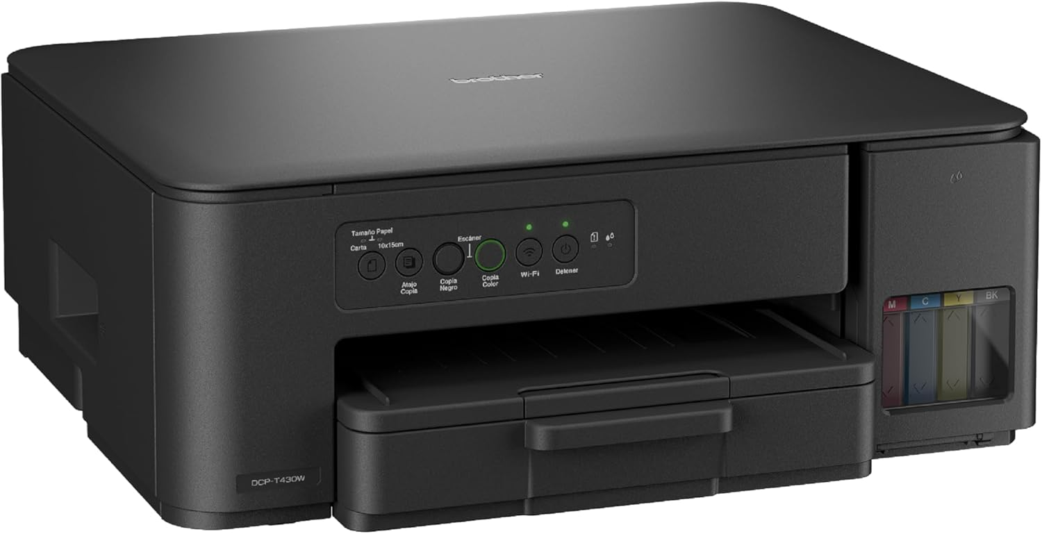 Multifuncional Brother Tank Bivol Color A4 Wrl USB DCPT430W
