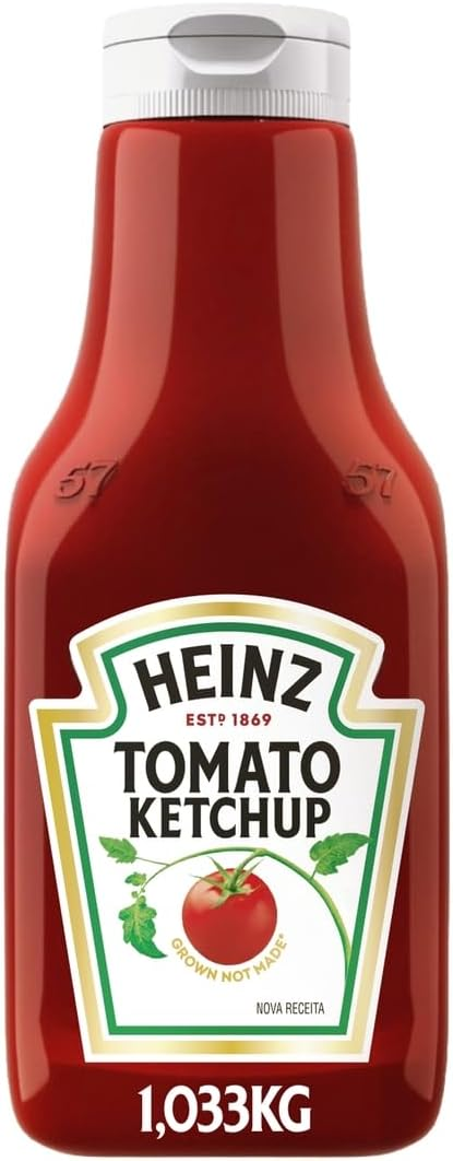 Heinz Ketchup Tradicional, 1,033KG – Tamanho Grande