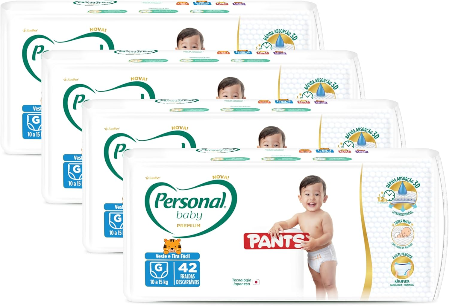 Fralda Personal Baby Premium Pants G 4 pacotes c/42 fraldas